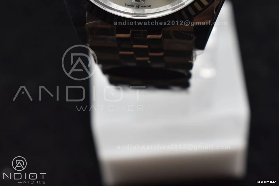 on Dial 1:1 126234 Best DateJust 904L White 36 Jubilee Edition Chic Diamonds Bracelet 570 Steel Clean MOP VR 1008